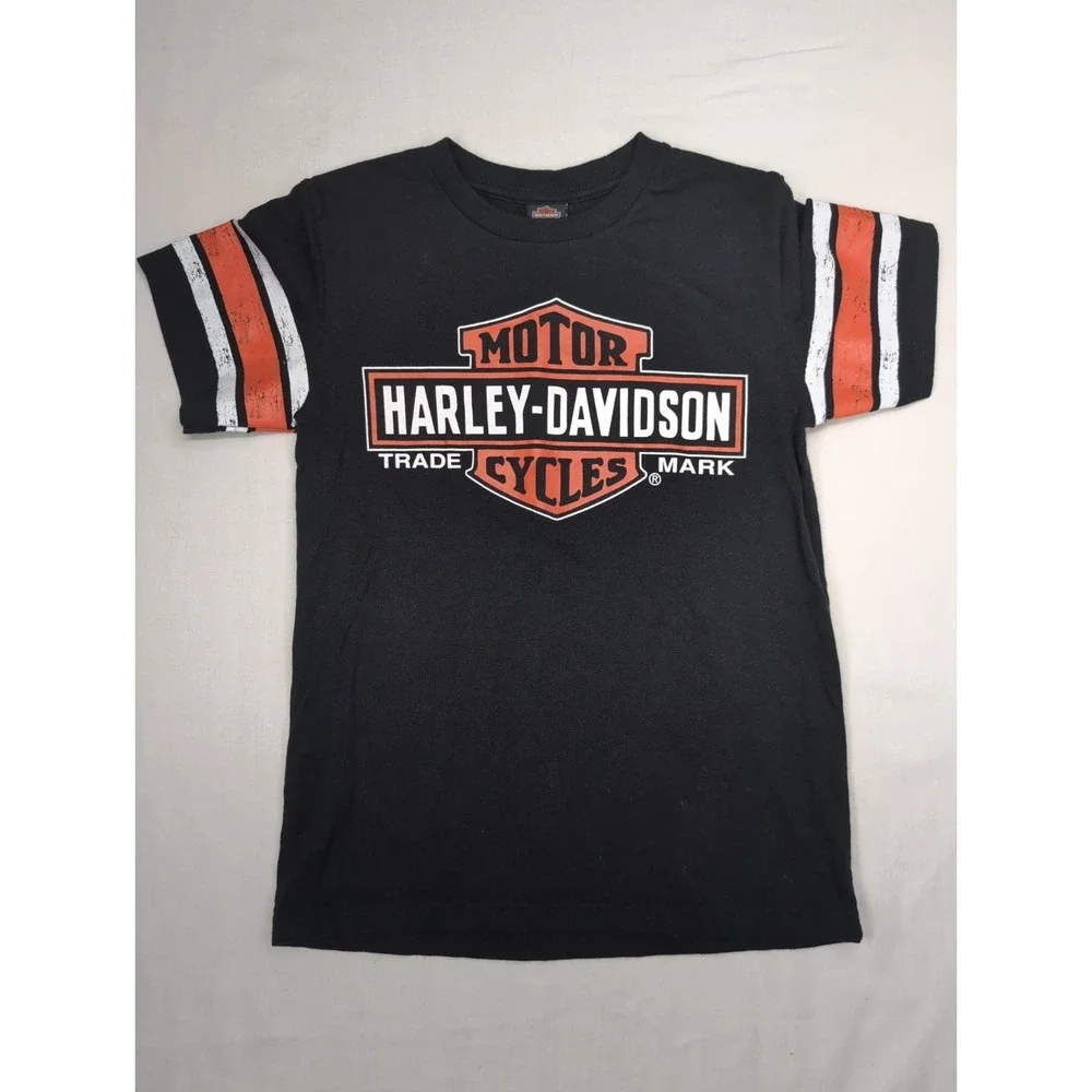 Harley Davidson Kids 8/10 T-shirts Motorcycle Classic Biker Unisex